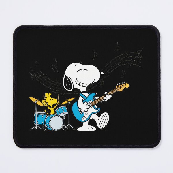 Item preview, Snoopy Guitarist Woodstock Drummer Peanuts Music Band designed and sold by LysiTHWIP.