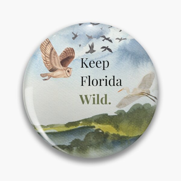 Item preview, Keep Florida Wild designed and sold by Art by Lindsay G..