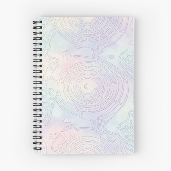 Item preview, Dreamcore Love Maze Pastel Liminal Seamless Pattern designed and sold by InnerwayStudio.