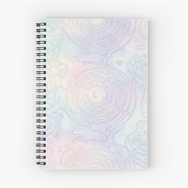 Item preview, Dreamcore Love Maze Pastel Liminal Seamless Pattern designed and sold by InnerwayStudio.