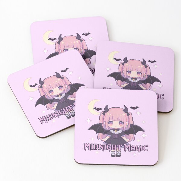 Item preview, Midnight Magic - Cute Pixel Art Pastel Goth Bat Girl designed and sold by PotionPixelArt.