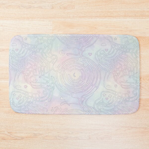 Item preview, Dreamcore Love Maze Pastel Liminal Seamless Pattern designed and sold by InnerwayStudio.