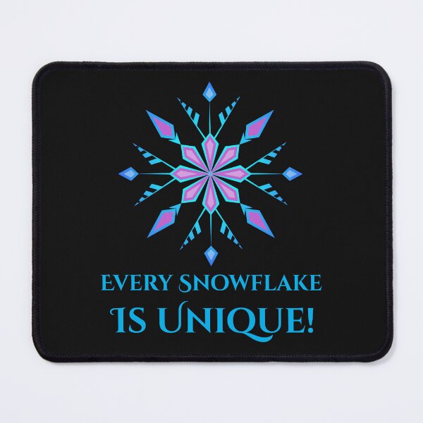 Item preview, Snow Flake illustration and the quote, "Every SnowFlake is Unique!" T-shirt designed and sold by MKTreasures.