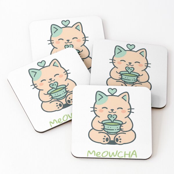 Item preview, Meowcha Matcha Cat Lover Green Tea Drinker designed and sold by MaurizioDesign.