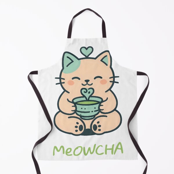 Item preview, Meowcha Matcha Cat Lover Green Tea Drinker designed and sold by MaurizioDesign.