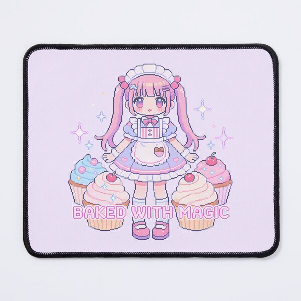 Item preview, Baked with Magic - Cute Pixel Art Maid and Cupcakes designed and sold by PotionPixelArt.