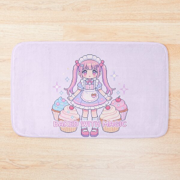Item preview, Baked with Magic - Cute Pixel Art Maid and Cupcakes designed and sold by PotionPixelArt.