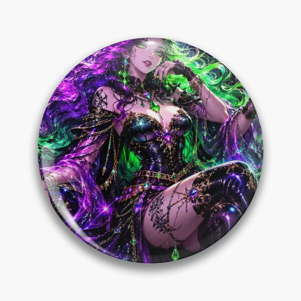 Item preview, Venom Neon Duchess Dark Magic Queen Sticker designed and sold by blossomfun.
