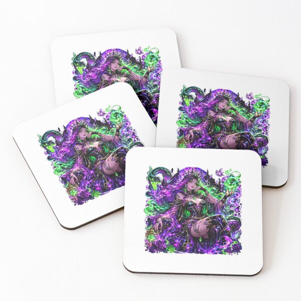 Item preview, Venom Neon Duchess Dark Magic Queen Sticker designed and sold by blossomfun.