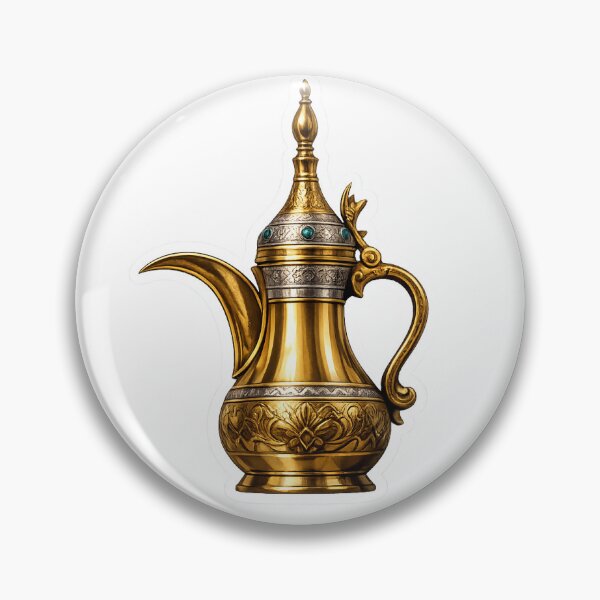 Item preview, Traditional Arabic coffee pot (Dallah) sticker designed and sold by OmarStore97.