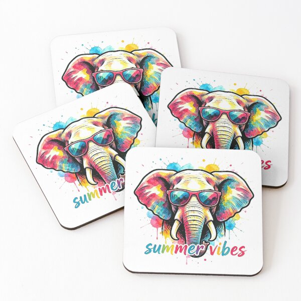 Item preview, "Summer Vibes Elephant" designed and sold by GooniSL.