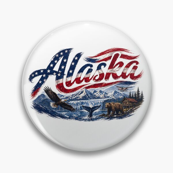 Item preview, ALASKA1  Flag Letterings america designed and sold by LIOKING333.
