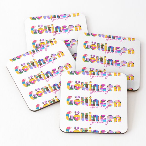 Item preview, Göttingen, Germany, Vibrant Abstract City Typography Art designed and sold by Wanderful-roads.