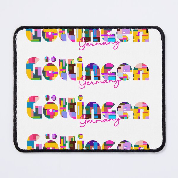 Item preview, Göttingen, Germany, Vibrant Abstract City Typography Art designed and sold by Wanderful-roads.