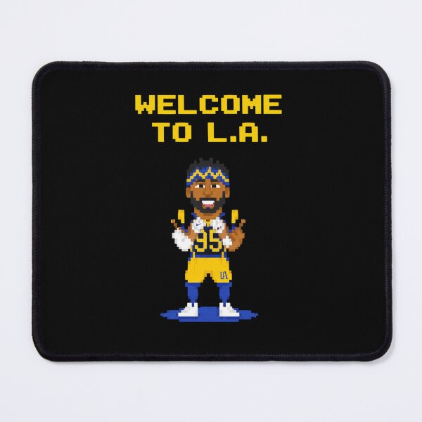 Item preview, Aaron Donald welcome to Los Angeles Rams retro video game designed and sold by PinkiesArts.