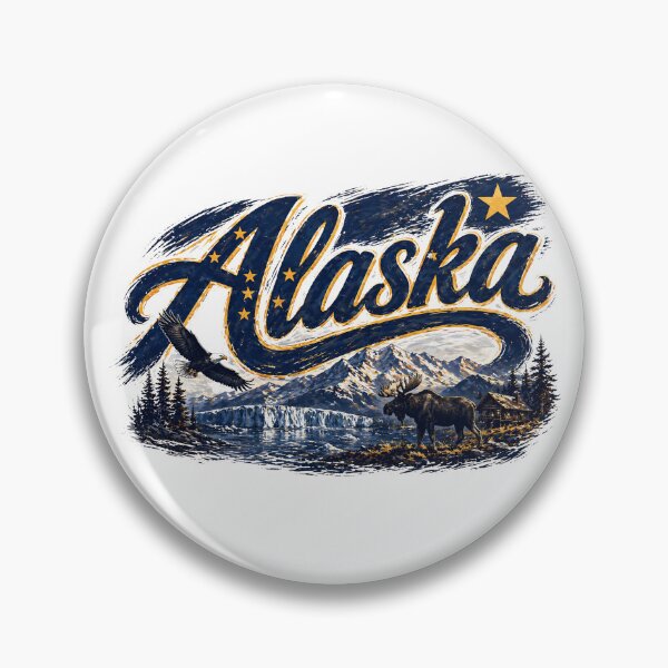 Item preview, ALASKA2  Flag Letterings america designed and sold by LIOKING333.