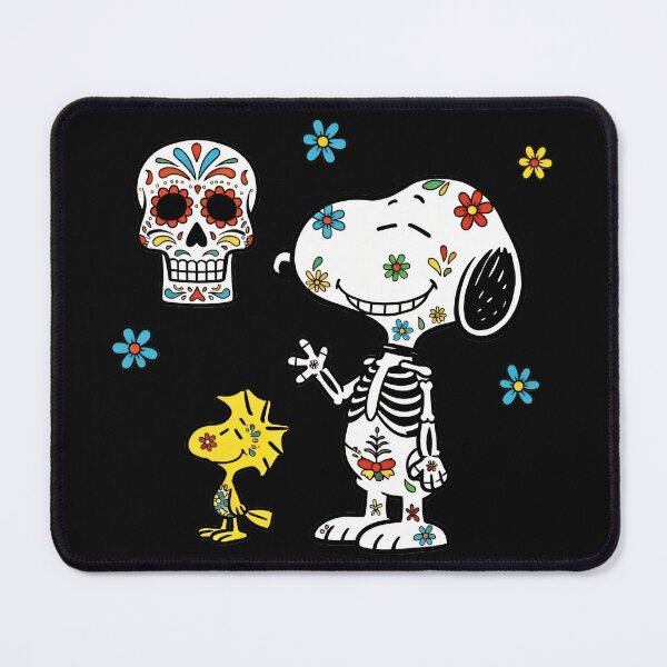 Item preview, Peanuts Snoopy Woodstock Dia De Los Muertos Sugar Skull designed and sold by LysiTHWIP.