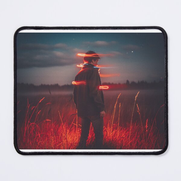 Item preview, Neon Drift Dreamscape Sticker | Cyberpunk Light Trail Aesthetic Art designed and sold by vinothmech53.