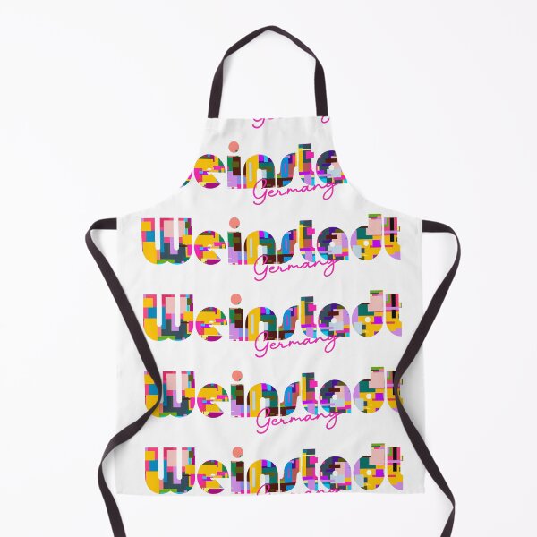 Item preview, Weinstadt, Germany, Vibrant Abstract City Typography Art designed and sold by Wanderful-roads.