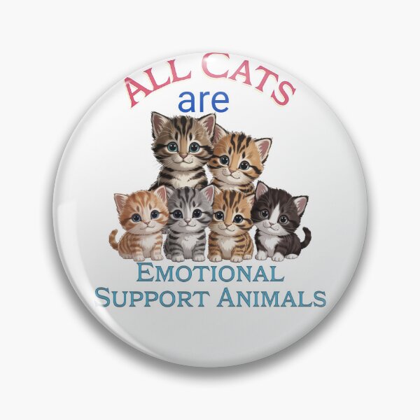 Item preview, All Cats are Emotional Support Animals designed and sold by JocartyGifts.