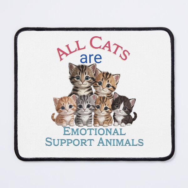 Item preview, All Cats are Emotional Support Animals designed and sold by JocartyGifts.