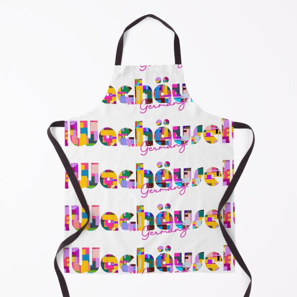 Item preview, Waghäusel, Germany, Vibrant Abstract City Typography Art designed and sold by Wanderful-roads.