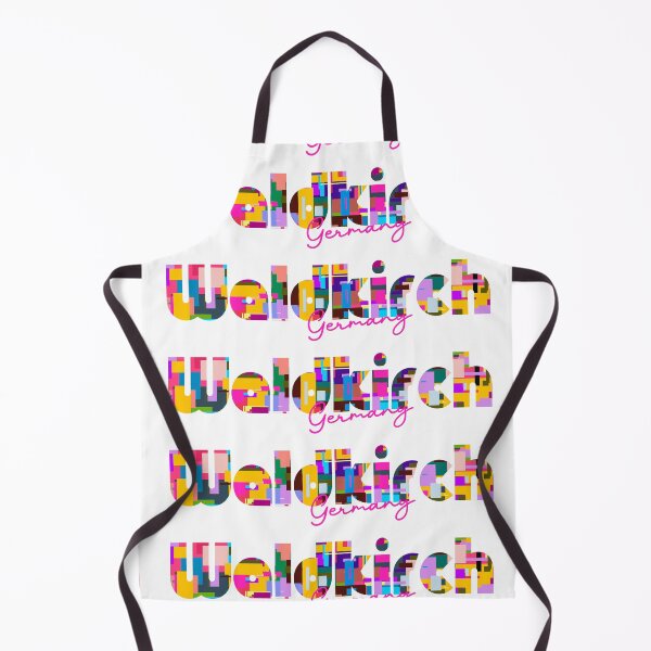 Item preview, Waldkirch, Germany, Vibrant Abstract City Typography Art designed and sold by Wanderful-roads.