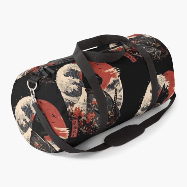 Item preview, Samurai Cat Beneath Crimson Sun designed and sold by Kicor.