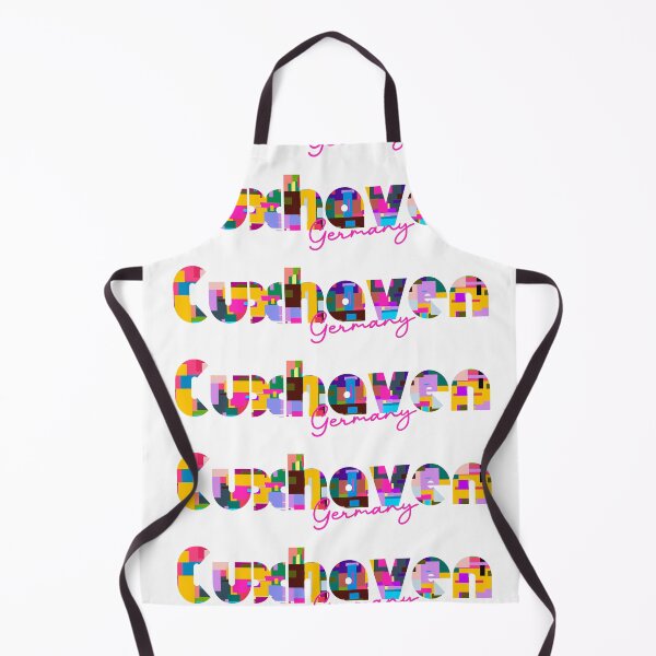 Item preview, Cuxhaven, Germany, Vibrant Abstract City Typography Art designed and sold by Wanderful-roads.