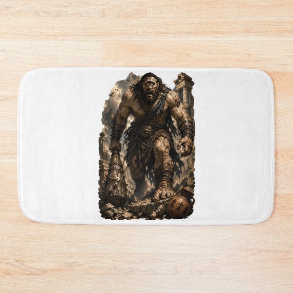 Item preview, Cyclops Giant of Greek Mythology  Legendary One-Eyed Titan Art designed and sold by MythwovenShop.