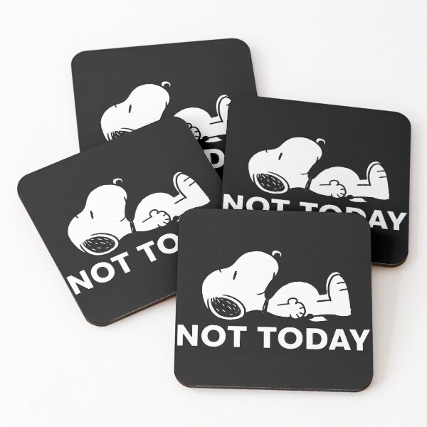 Item preview, Not Today Snoopy Peanuts Lazy Mood Funny designed and sold by LysiTHWIP.
