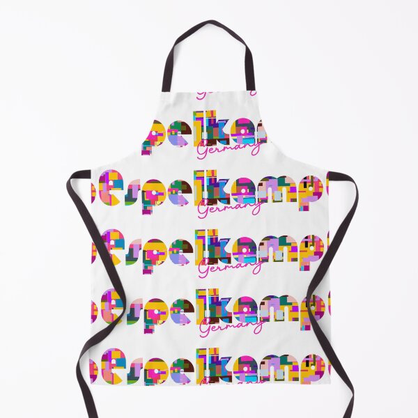 Item preview, Espelkamp, Germany, Vibrant Abstract City Typography Art designed and sold by Wanderful-roads.