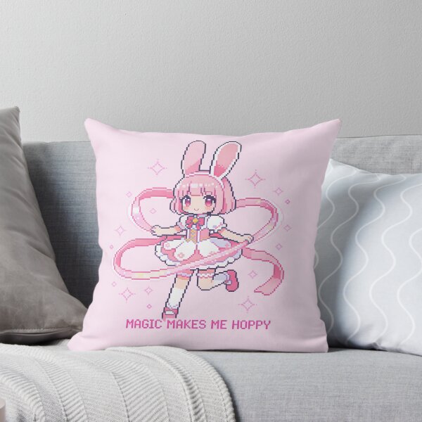 Item preview, Magic Makes Me Hoppy - Cute Pixel Art Magical Girl designed and sold by PotionPixelArt.