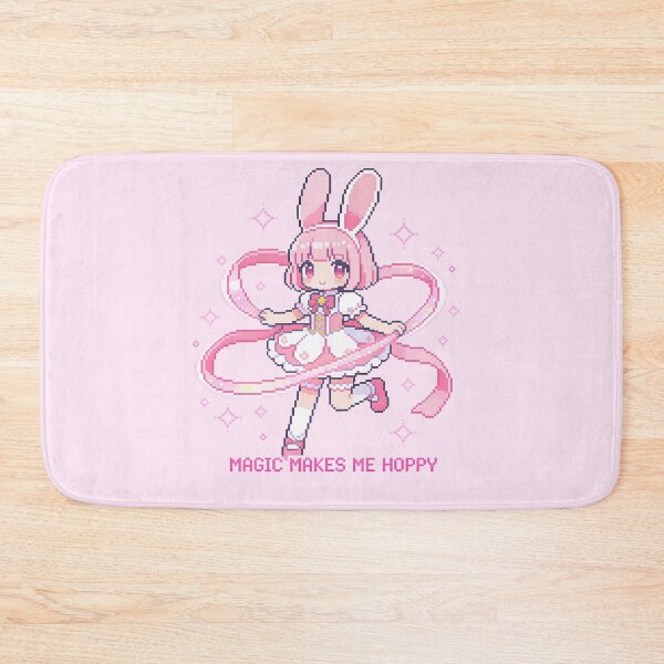 Item preview, Magic Makes Me Hoppy - Cute Pixel Art Magical Girl designed and sold by PotionPixelArt.