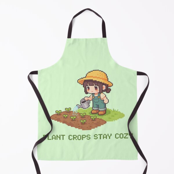 Item preview, Plant Crops Stay Cozy - Cute Pixel Art Gardener designed and sold by PotionPixelArt.