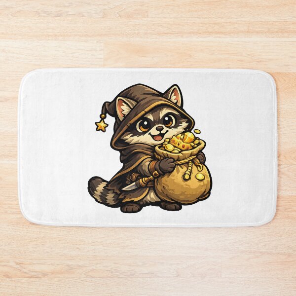 Item preview, Loot Goblin Raccoon | Funny RPG Treasure Hunter designed and sold by Byte Bark.