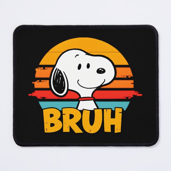 Item preview, Snoopy Bruh Peanuts Dog Retro Sunset designed and sold by LysiTHWIP.