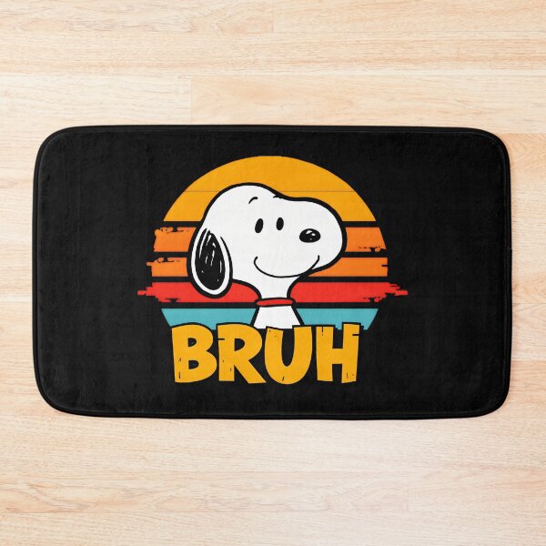 Item preview, Snoopy Bruh Peanuts Dog Retro Sunset designed and sold by LysiTHWIP.