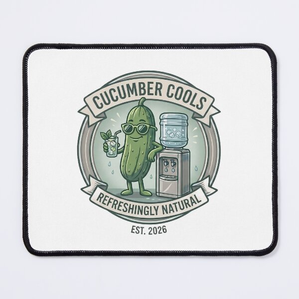 Item preview, Cucumber Cools. Refreshingly Natural designed and sold by Cucumber Cools.