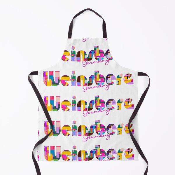 Item preview, Weinsberg, Germany, Vibrant Abstract City Typography Art designed and sold by Wanderful-roads.