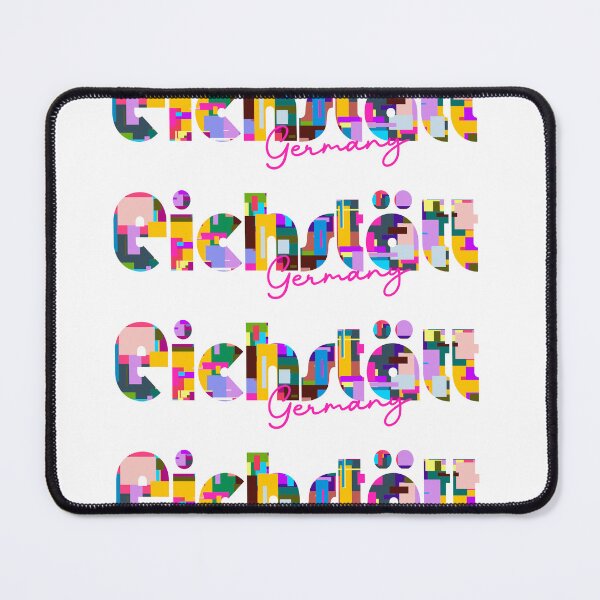 Item preview, Eichstätt, Germany, Vibrant Abstract City Typography Art designed and sold by Wanderful-roads.