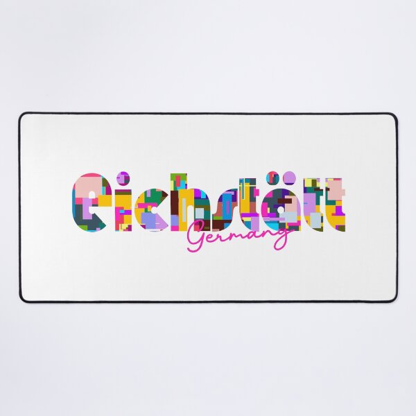 Item preview, Eichstätt, Germany, Vibrant Abstract City Typography Art designed and sold by Wanderful-roads.