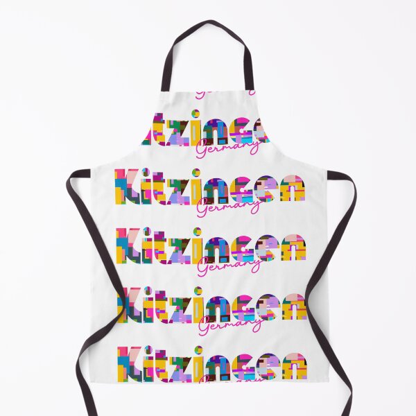 Item preview, Kitzingen, Germany, Vibrant Abstract City Typography Art designed and sold by Wanderful-roads.