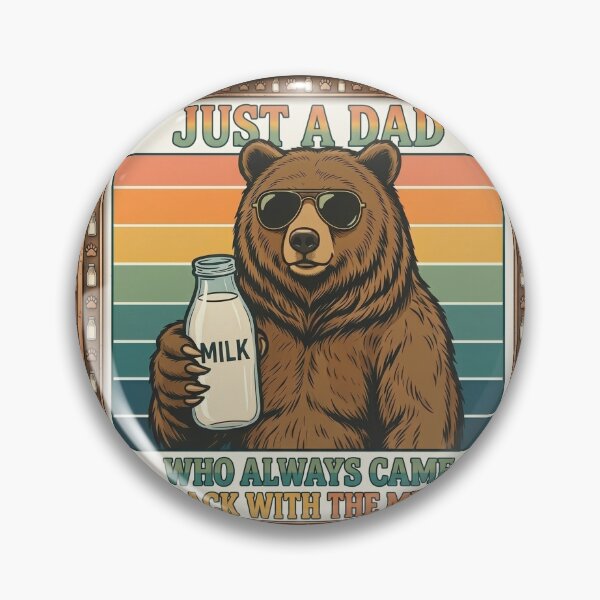 Item preview, Papa Bear, Just A Dad Who Always Came Back with The Milk designed and sold by ArtyLify.