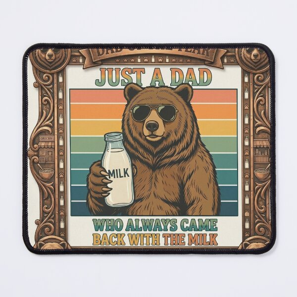 Item preview, Papa Bear, Just A Dad Who Always Came Back with The Milk designed and sold by ArtyLify.