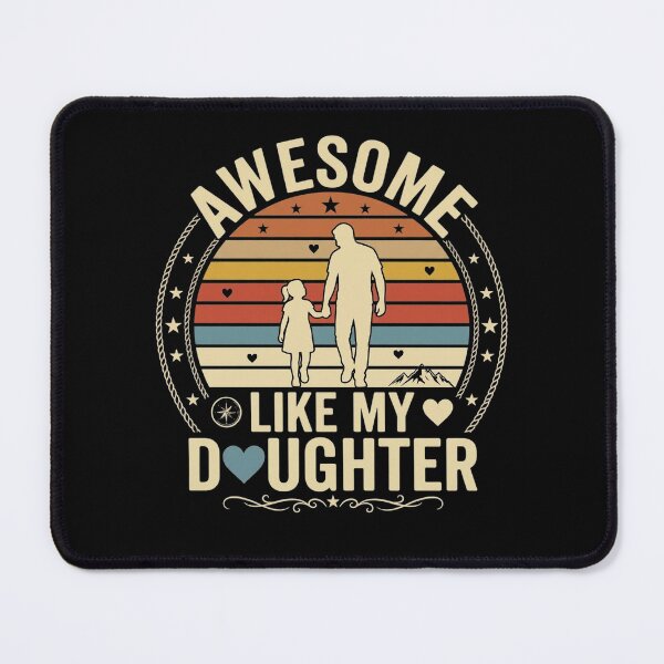 Item preview, Awesome Like My Daughter Funny Father's Day Shirt designed and sold by ChockletBoy.