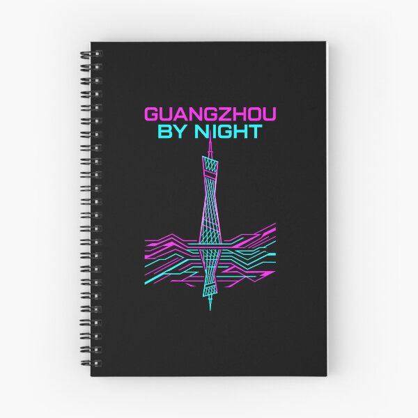 Artikelvorschau, Guangzhou bei Nacht Kantonsturm Cyberpunk entworfen und verkauft von SplashTastic.