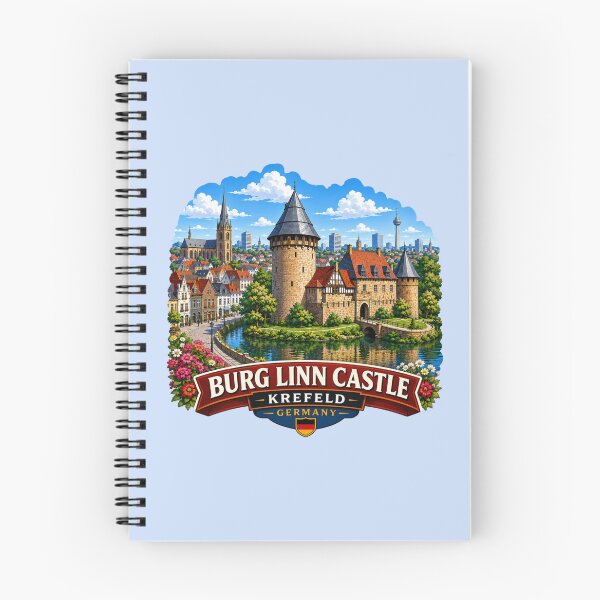 Item preview, Burg Linn Castle, Krefeld, Germany designed and sold by Myra365Art.