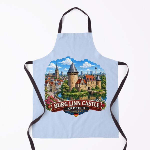 Item preview, Burg Linn Castle, Krefeld, Germany designed and sold by Myra365Art.