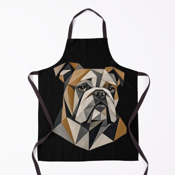Item preview, Cubist Bulldog Geometric Portrait designed and sold by Kicor.